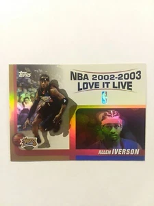2003-2004 Topps Love It Live Allen Iverson #LL-AI - Foto 1 di 2