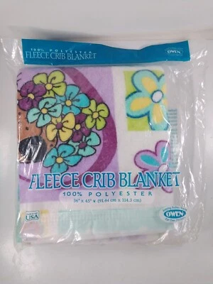 Scooby Doo Polar Bebé Infante Cuna Manta Owen 100% Poliéster Hecha en EE. UU. Foto 1 de 3