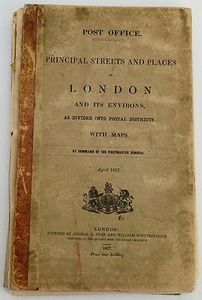 Antique maps, Principal streets and places in London, Post Office, 1857 - Picture 1 of 12