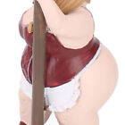 1Pc Durable 6.7in Resin Pole Dancing Gnome Statue Lifelike Pole Dancer