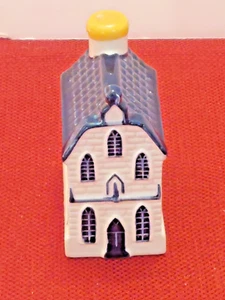 KLM Airlines Blue Delft BOLS Village House #7 Royal Distilleries Holland EMPTY - Picture 1 of 10