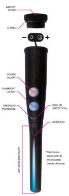 Illuminated Waterproof Pinpointing Gold Metal Detector Prospecting 360° Detectio - Image 1 of 4