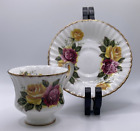 Paragon by Appointment Her Majesty The Queen Red & Yellow Rose Tea Cup & Saucer