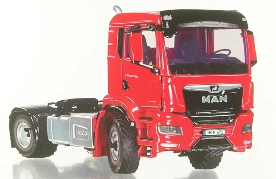 Man Tgs 18.510 4x4 BL 2-Axle Tractor Unit (Red) 1:32 Wiking - Image 1 of 1
