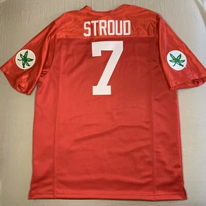 AUTHENTIC Ohio State C.J. Stroud Original Retro Brand (Red) Jersey Size L New - Picture 1 of 8