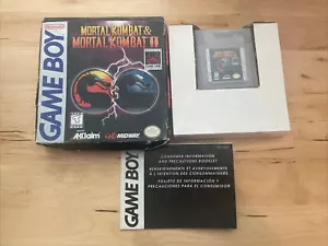 Mortal Kombat I & II (Nintendo Game Boy, 1997) , Very RARE COMBO CART - Picture 1 of 9