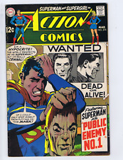 Action Comics #374 DC Pub 1969 ''Public Enemy No. 1 !'' Classic Neal Adams Cover
