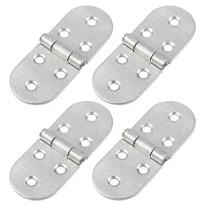 4pcs Stainless Steel Folding Desk Pivot Piano Hinges for Cabinets Woods 8x3cm - Picture 1 of 6