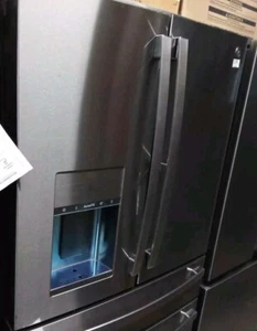 GE Profile 27.9-cu ft Smart French Door Refrigerator with Ice Maker Pvd28bynes - Picture 1 of 12