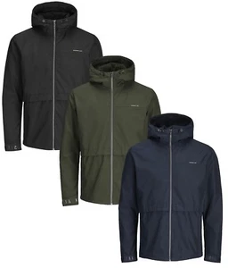 JACK & JONES Core Nuevo Para Hombre Chaqueta con Capucha Ligero Enzo Deportivo Informal Abrigo - Imagen 1 de 4