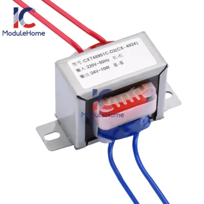 10W AC220V to AC24V Single Voltage 2-wire Output Small AC Power Transformer New- - Image 1 of 4