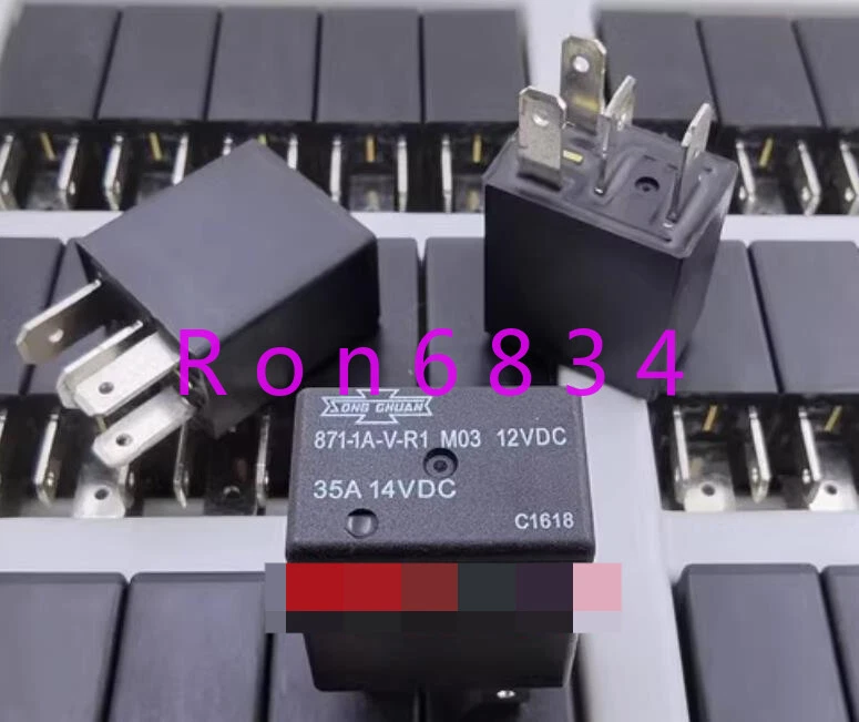 2pcs new Matsukawa 871-1A-V-R1 M03 12VDC relay 35A 4 pin - Image 1 of 1