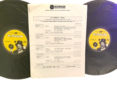 5/12/86 DR DEMENTO, BLUE CHIPS, DAVID BRENNER, BOB NEWHART, WILD MAN FISCHER - Image 1 of 2