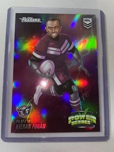 NRL Traders 2022 POWER HEROES Kieran Foran PH 07/18 NMOB - Picture 1 of 2