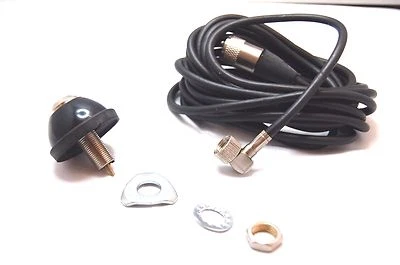 3/8 DV CB antenna aerial body wing light bar mount & cable kit Disco Discovery - Image 1 of 4