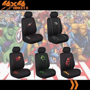 SINGLE LICENSED MARVEL AVENGERS SEAT COVER FOR OPEL ASTRA GTC J - Picture 1 of 7