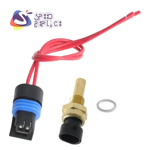 Engine Coolant Temperature Sensor & w/Connector Pigtail for GMC Sierra 2500 HD - Picture 1 of 7