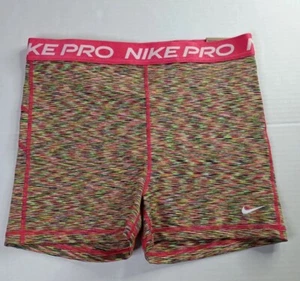 Nike Damen Medium Pro 3" sportliche Trainingsshorts Multi HJ6348-629 neu - Bild 1 von 3