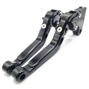 Black / Black Clutch & Brake Levers for Triumph 765 Street Triple R 2020-2024 - Picture 1 of 3