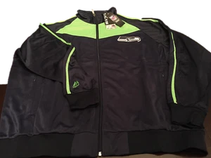 Seattle Seahawks Men's Big & Tall Majestic NFL Tricot Track Jacket Size 3XL NWT - Picture 1 of 1