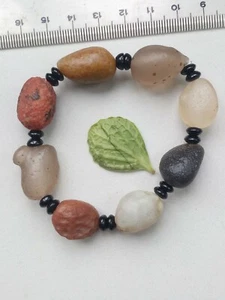38g Natürliches GoBi Achat Bunt Achat Armband Konvolut - Bild 1 von 5