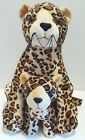 The Greatest Show On Earth 13" Leopard with attached 6" Baby Cub Plush CUTE