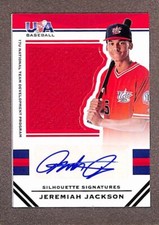 2017 Panini USA Baseball Stars & Stripes Jersey /49 Jeremiah Jackson #122 Auto