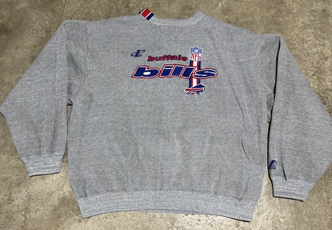 Vintage 90's Buffalo Bills Logo Athletic Pro Line Sweatshirt XL Nice Cover