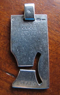 Gucci Necklace Top Pisces Silver 925 Pendant - Image 1 of 2