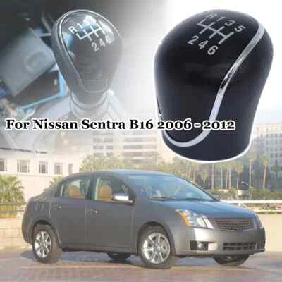 6SP+R Gear Shift Knob GearStick Lever Shifter Handball M10 For Nissan Sentra B16 Foto 1 de 4