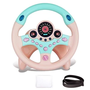 Steering Wheel Car Driving Simulated Toy with Light and Music for Kids, Prete... - Picture 1 of 8