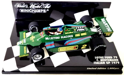 PMA  MINICHAMPS  1:43  C.REUTEMANN  MARTINI LOTUS 79  ITALIAN GP. 1979 " ESSEX " - Bild 1 von 3