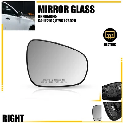 Espejo retrovisor térmico de vidrio adecuado para Lexus LS600h 2013-2016 LS460 2013-2017 87961-76020 Foto 1 de 4