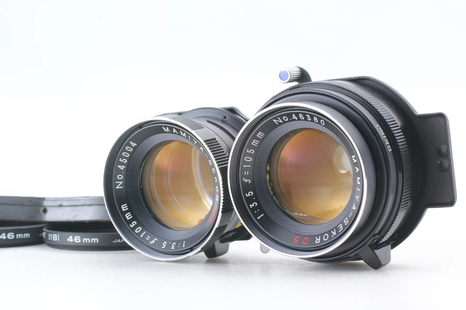 [ Exc+5 ]  Mamiya Sekor DS 105mm f3.5 Lens Blue Dot For C330 C220 From Japan - Image 1 of 4