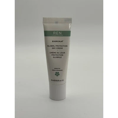 ¡SELLADO! ¡NUEVO! Crema de día REN Clean Skincare Evercalm Global Protection 0,5 oz/15 ml Foto 1 de 3