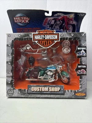 VTG Harley Davidson Metal Maxx 2001 FLHRCI ROAD KING cycle MODEL KIT 1/20 NIB - Image 1 of 4