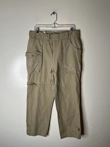 Vintage Banana Republic Safari Cargo Cut Off Pants Mens Size 36x28 - Picture 1 of 10