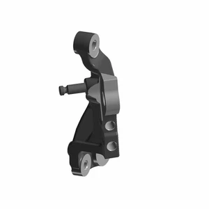 Polaris Sidestand Mount Assembly, Matte Black, Genuine OEM Part 1025058-458 - Picture 1 of 2
