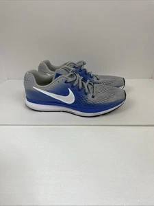 Nike Mens Air Zoom Pegasus 34 880557-007 Gray Blue Running Shoes Size 11.5 - Picture 1 of 14