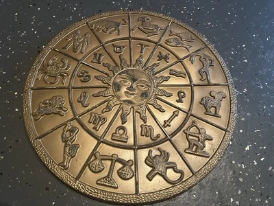 Gold And Black Zodiac Wall Decor - Image 1 of 2