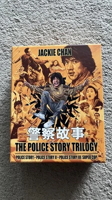 The Police Story Trilogy 4K Ultra HD Blu-ray Jackie Chan UHD Edition OOP - Image 1 of 4