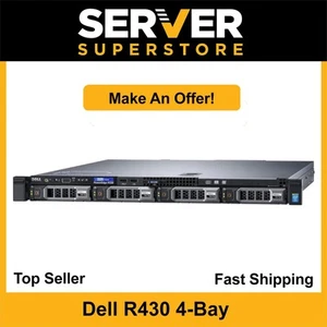 Dell PowerEdge R430 Server 2x E5-2680 V4=28 Cores | H730 | 32GB RAM | 2x 4TB SAS - Picture 1 of 7