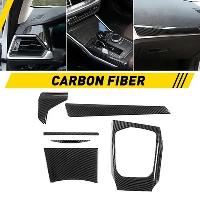 Juego de cubiertas interiores de fibra de carbono ABS para BMW 330i 430i G21 G20 G22 2020-2022 Foto 1 de 4