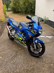 Honda CBR 600F 1997 Sports Motorcycle. Blue 'Movistar' scheme. 42,000 miles - Picture 1 of 9