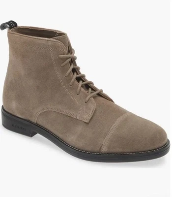 Botas de cuero AllSaints Harland AllSaints talla 12 nuevas sin caja con puntera en color topo Foto 1 de 4