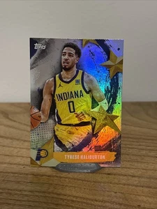 Tyrese Halliburton 2025-26 Topps Basketball - Stars Of NBA Foil SP - Pacers  - Picture 1 of 2