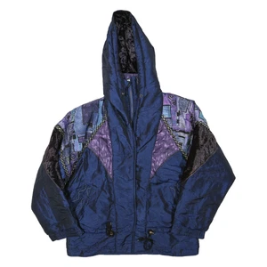 MULBERRY STREET Womens Blue & Purple Jacket S Polyester Blend Abstract Pattern - Picture 1 of 6