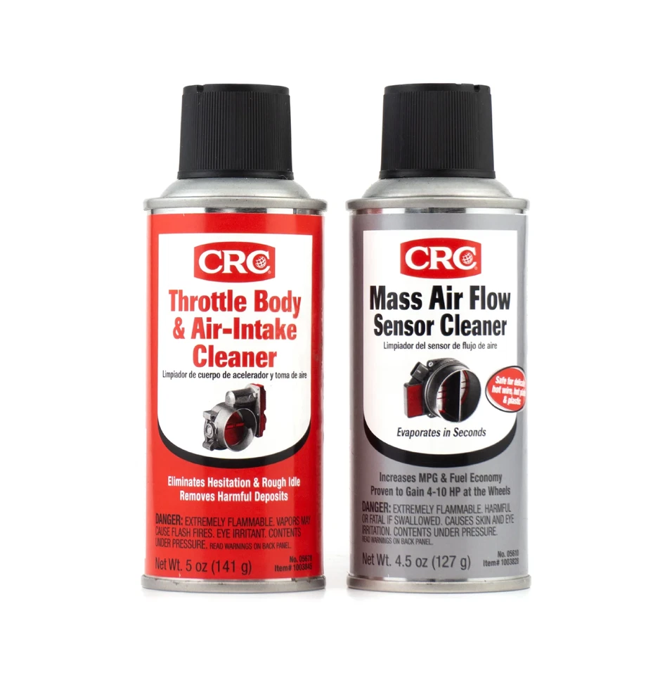 CRC Mass Air Flow & Throttle Body Single-Use Cleaner Twin Pack Kit - Image 1 of 1