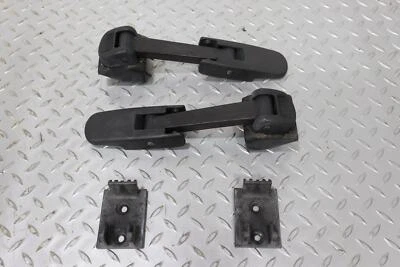 03-09 Hummer H2 OEM correas/pestillos de capucha (negro) par de 2 OEM Foto 1 de 4