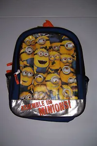 DESPICABLE ME 2 MINIONS 16" BOYS & GIRLS SCHOOL BACKPACK NWT! - Picture 1 of 3